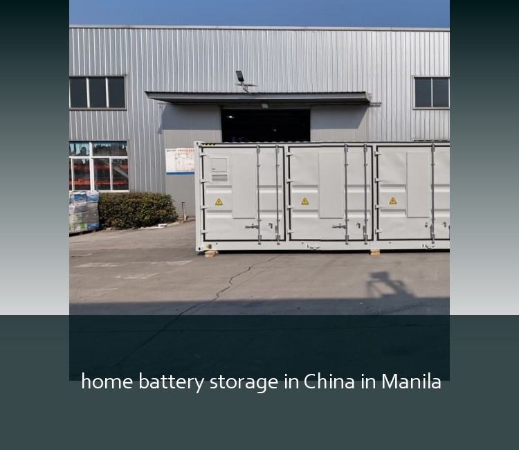 home battery storage in China in Manila