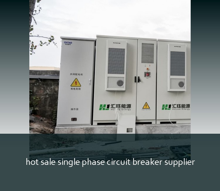 hot sale single phase circuit breaker supplier