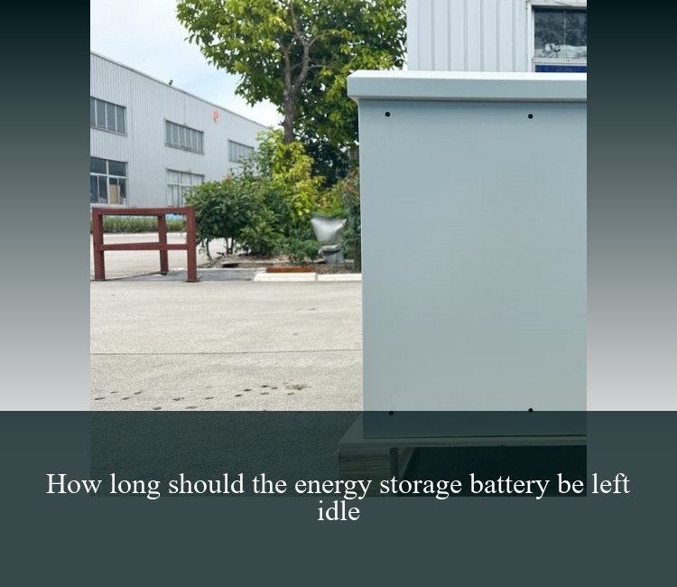 How long should the energy storage battery be left idle