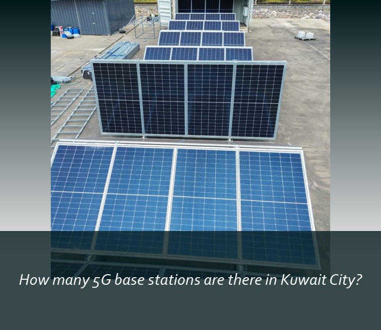 How many 5G base stations are there in Kuwait City?