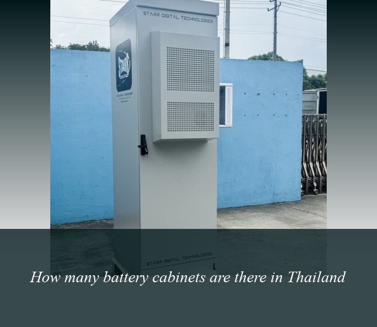 How many battery cabinets are there in Thailand