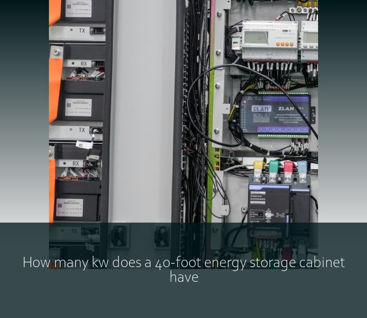 How many kw does a 40-foot energy storage cabinet have