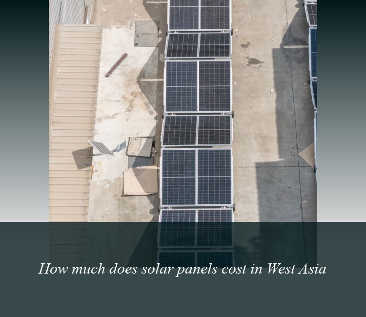 How much does solar panels cost in West Asia