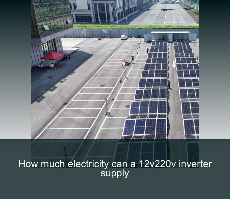 How much electricity can a 12v220v inverter supply