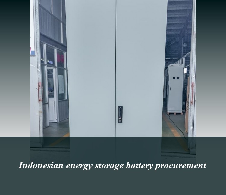 Indonesian energy storage battery procurement