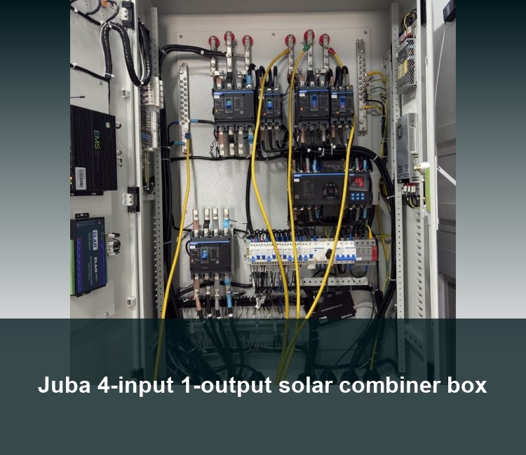 Juba 4-input 1-output solar combiner box