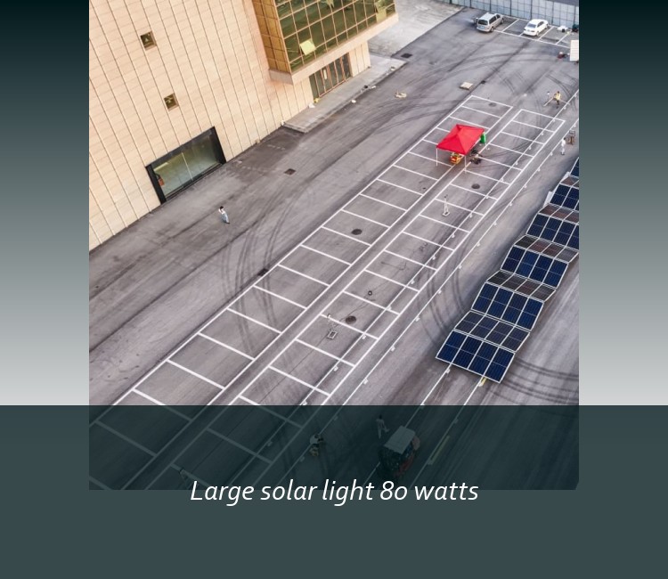 Large solar light 80 watts