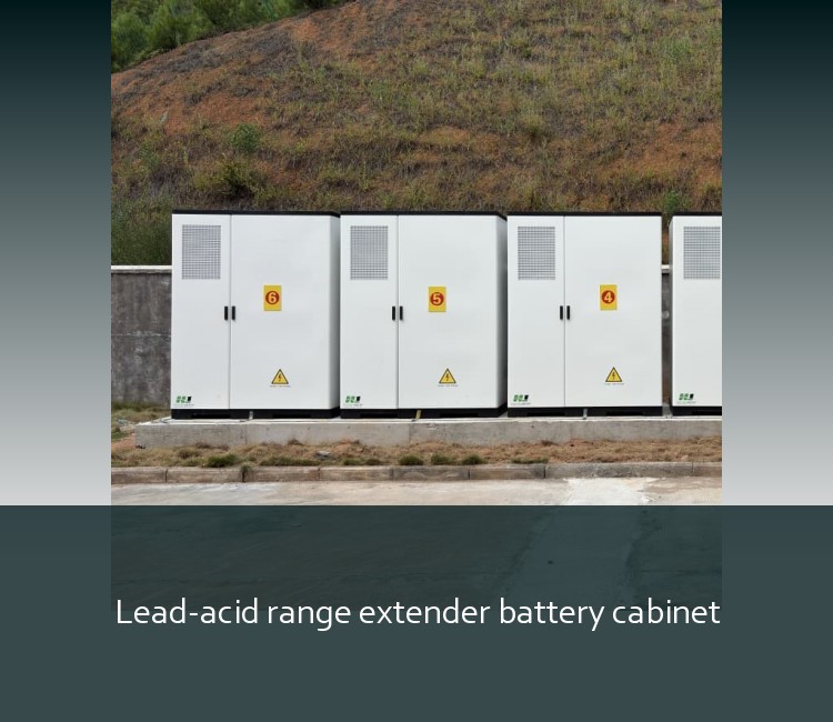 Lead-acid range extender battery cabinet