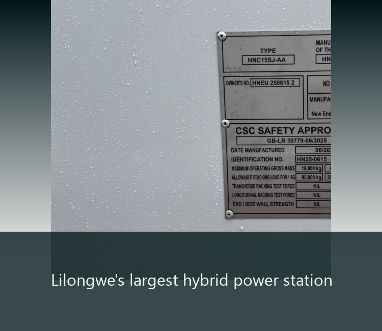 Lilongwe's largest hybrid power station