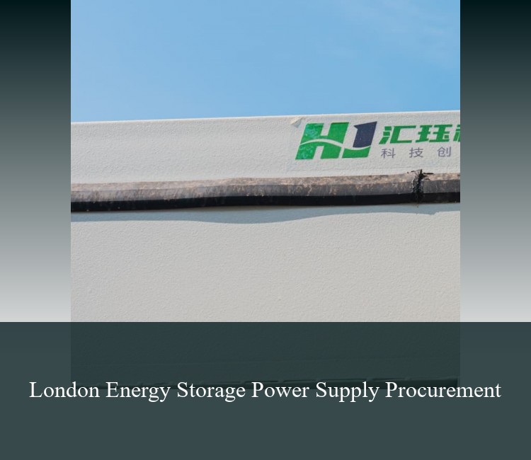 London Energy Storage Power Supply Procurement