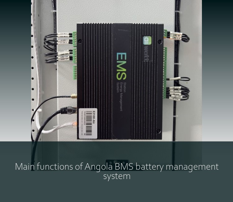 Main functions of Angola BMS battery management system