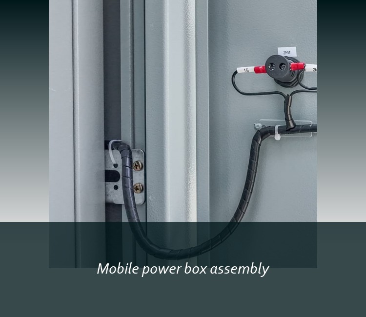 Mobile power box assembly