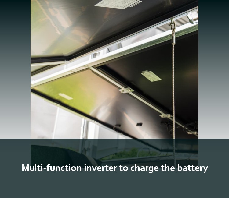 Multi-function inverter to charge the battery
