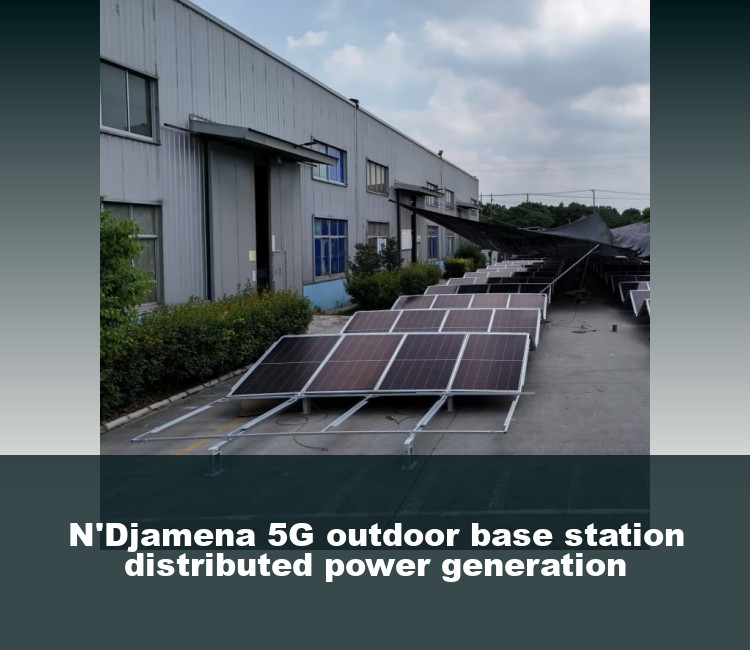 N'Djamena 5G outdoor base station distributed power generation