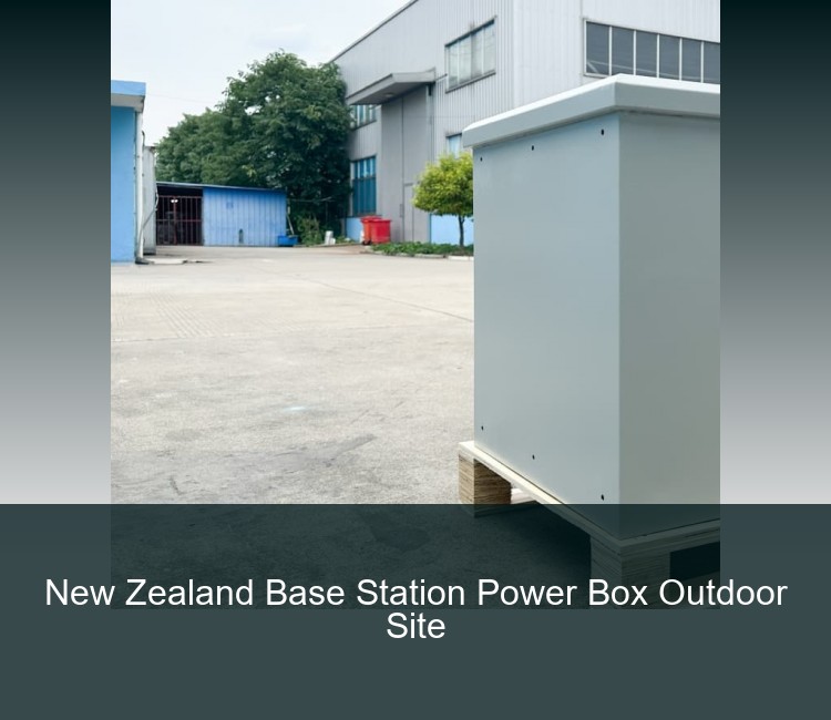 New Zealand Base Station Power Box Outdoor Site