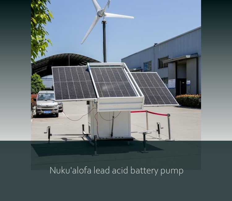 Nuku'alofa lead acid battery pump