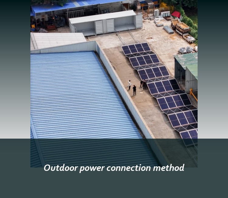 Outdoor power connection method