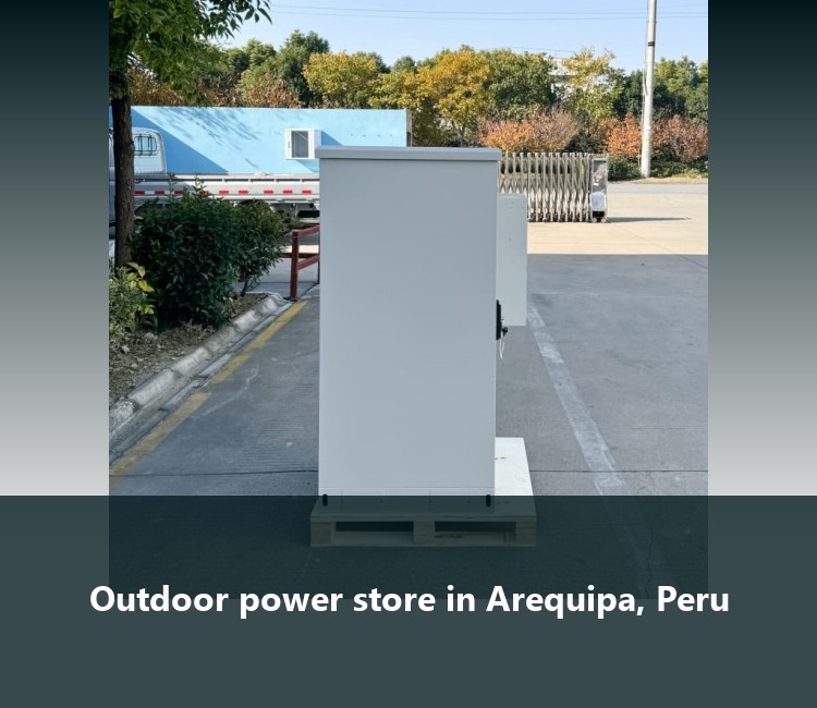 Outdoor power store in Arequipa, Peru