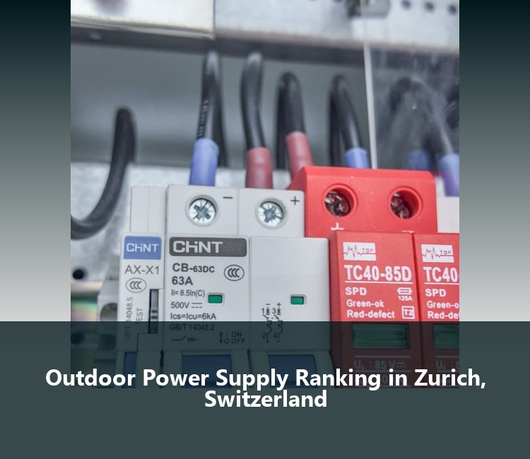 Outdoor Power Supply Ranking in Zurich, Switzerland