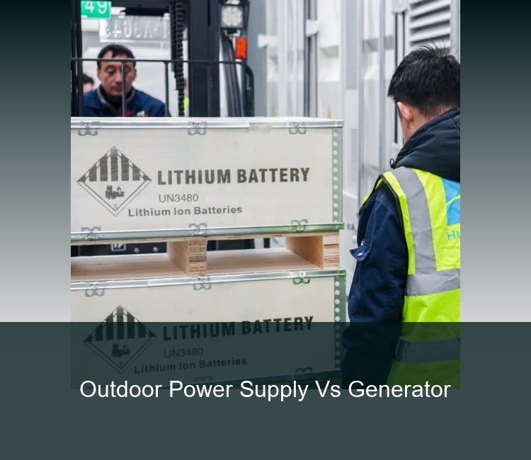 Outdoor Power Supply Vs Generator