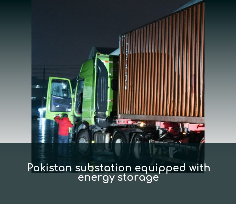 Pakistan substation equipped with energy storage