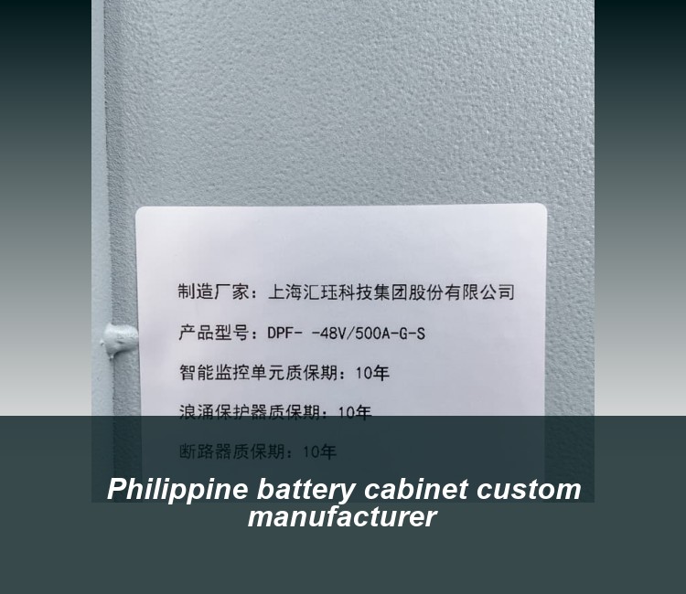 Philippine battery cabinet custom manufacturer