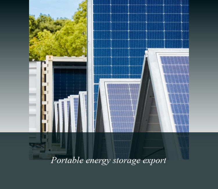Portable energy storage export