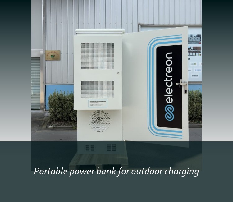 Portable power bank for outdoor charging