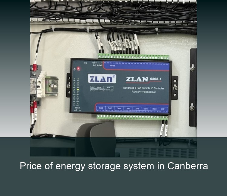 Price of energy storage system in Canberra