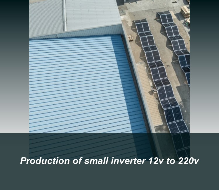 Production of small inverter 12v to 220v