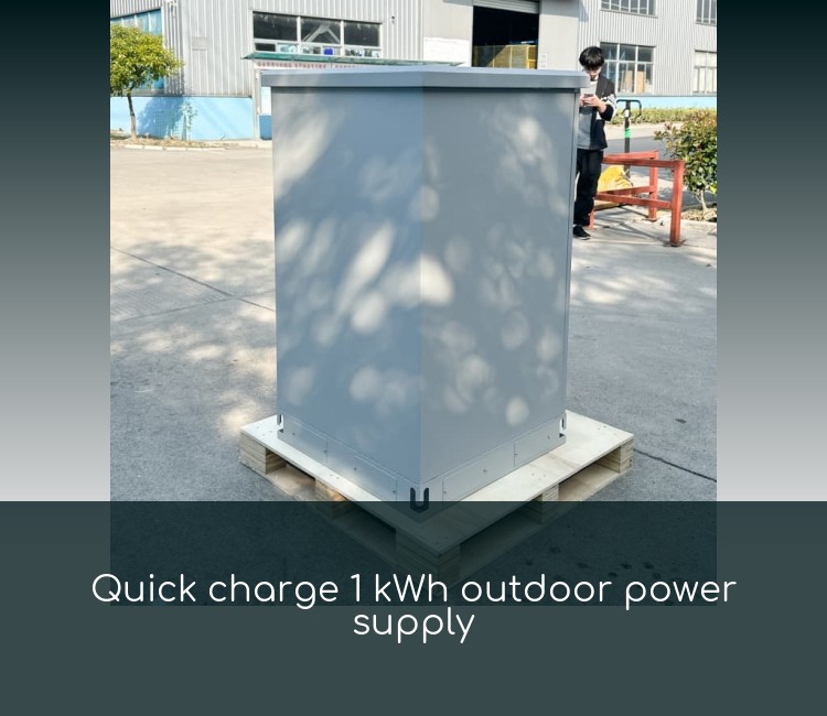 Quick charge 1 kWh outdoor power supply