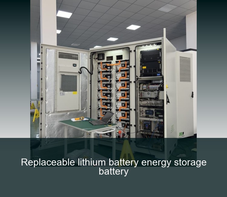 Replaceable lithium battery energy storage battery