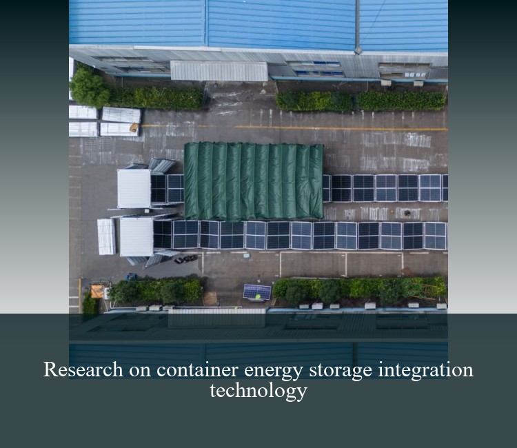 Research on container energy storage integration technology