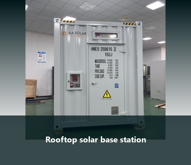Rooftop solar base station