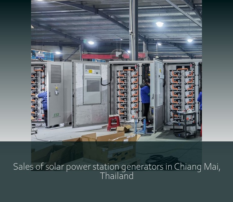 Sales of solar power station generators in Chiang Mai, Thailand