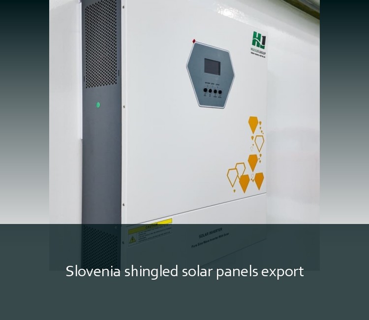 Slovenia shingled solar panels export