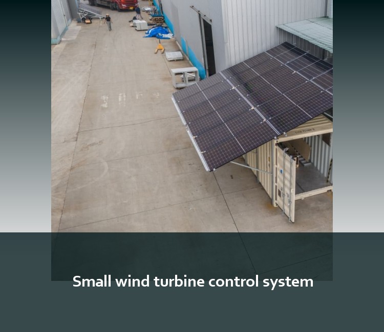 Small wind turbine control system