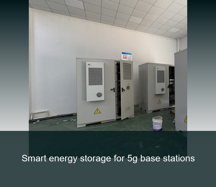 Smart energy storage for 5g base stations