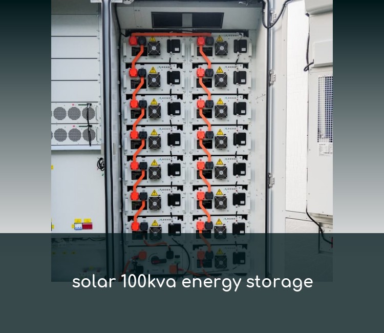 solar 100kva energy storage