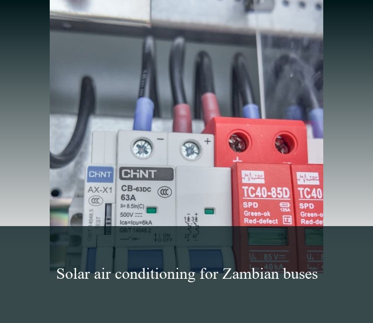 Solar air conditioning for Zambian buses