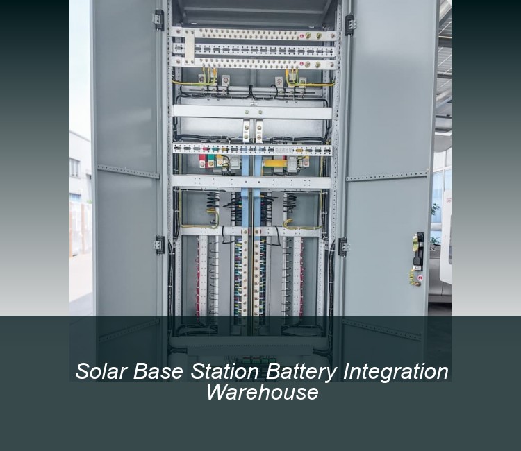 Solar Base Station Battery Integration Warehouse