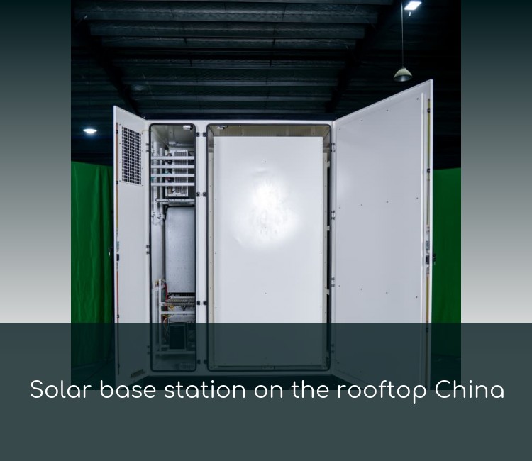 Solar base station on the rooftop China