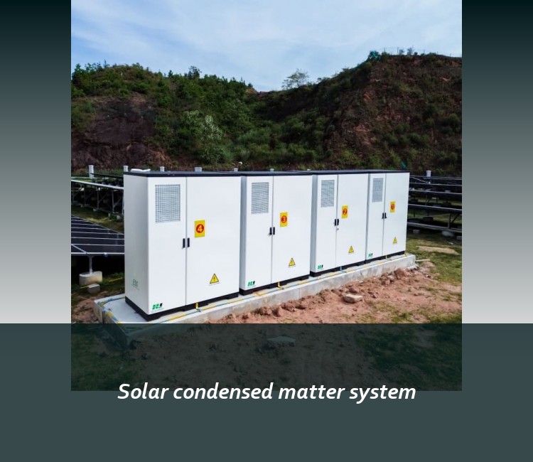 Solar condensed matter system