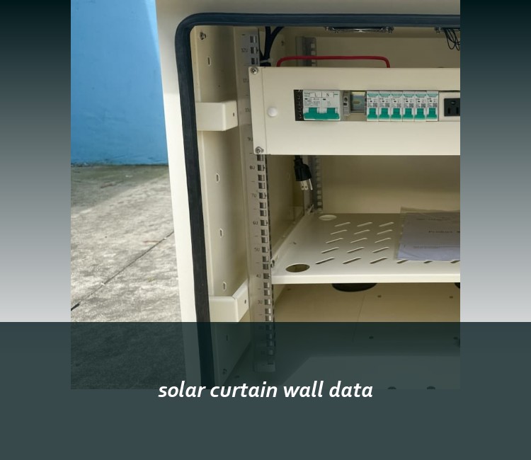 solar curtain wall data