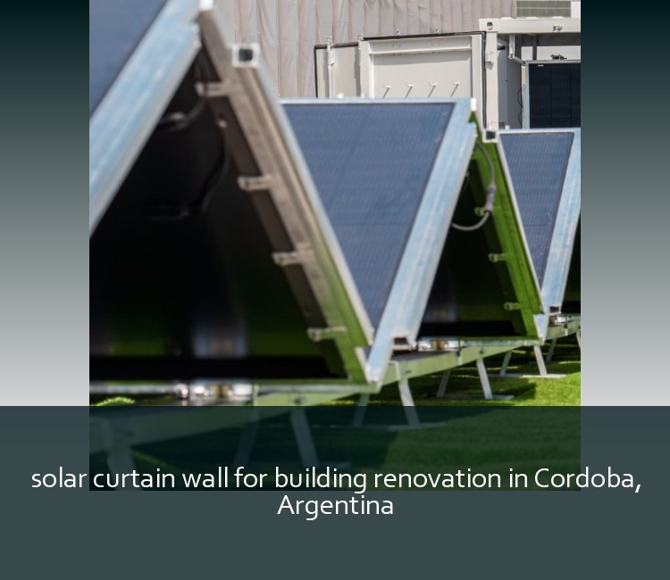 solar curtain wall for building renovation in Cordoba, Argentina