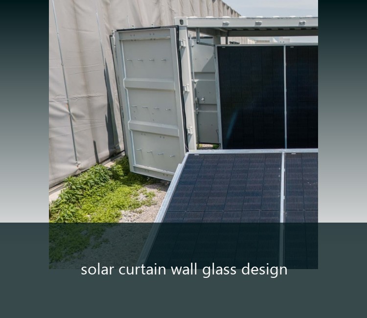 solar curtain wall glass design