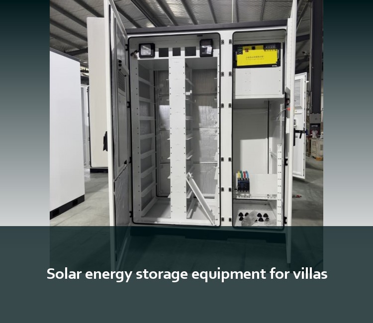 Solar energy storage equipment for villas