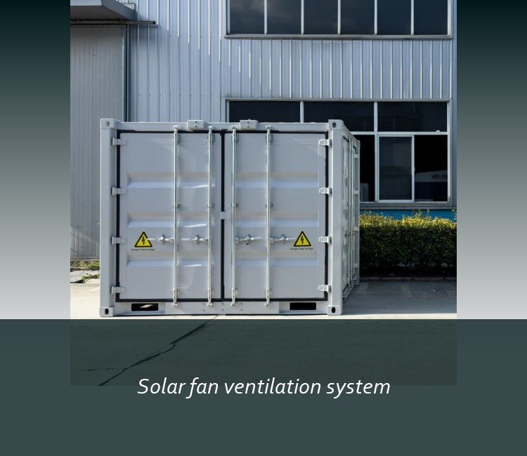 Solar fan ventilation system