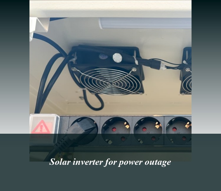 Solar inverter for power outage