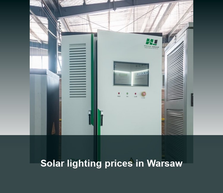 Solar lighting prices in Warsaw